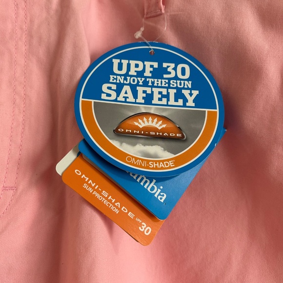 Columbia PFG Men's Pink Shorts, Size 38, 6" Inseam, NWT - Picture 2 of 7